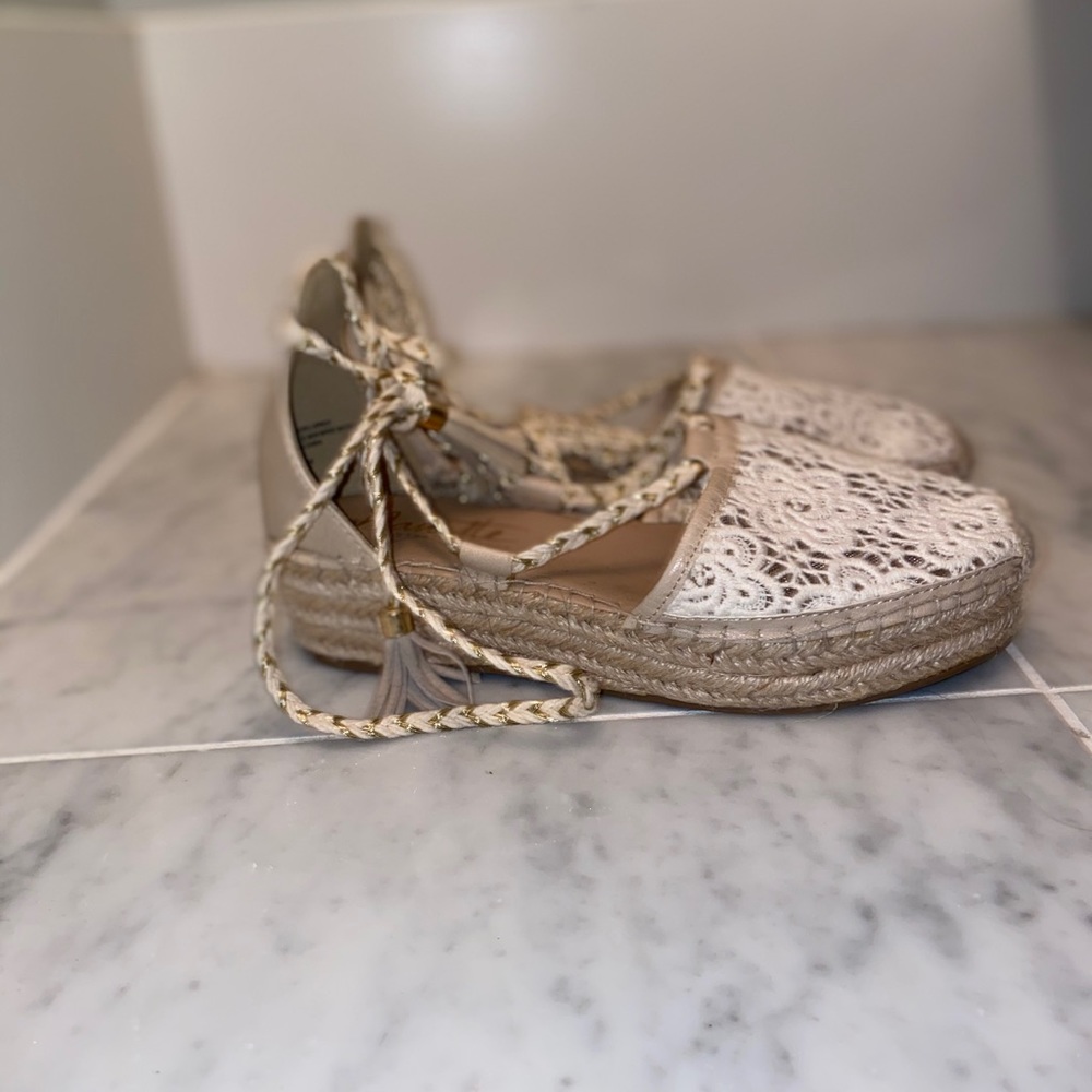 Lace Up Platform Espadrilles